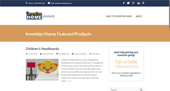 Desktop Screenshot of inventionhomeproducts.com
