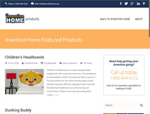 Tablet Screenshot of inventionhomeproducts.com